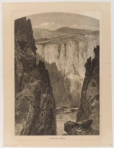 Palisade-kanjoni tekijältä Thomas Moran