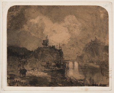 River Scene, Grand Canyon, Colorado tekijältä Thomas Moran