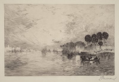 St. Johns River, Florida tekijältä Thomas Moran