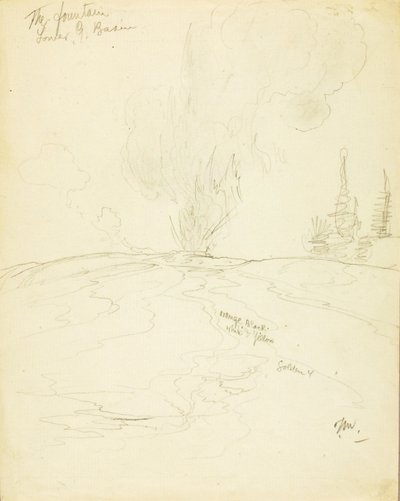 Lähde, Lower Geyser Basin, Yellowstone tekijältä Thomas Moran