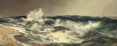 Paljon kaikuva meri tekijältä Thomas Moran
