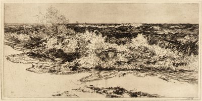 Kohiseva meri tekijältä Thomas Moran