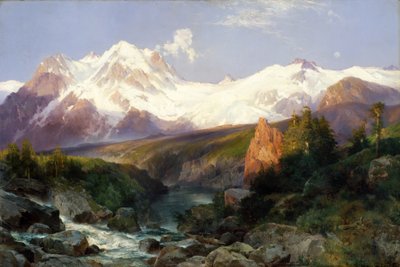 Teton Range, 1897 tekijältä Thomas Moran