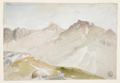 Little Cottonwood Canyonin yläpää, Wasatch Range, lähellä Ogdenia, Utahissa tekijältä Thomas Moran