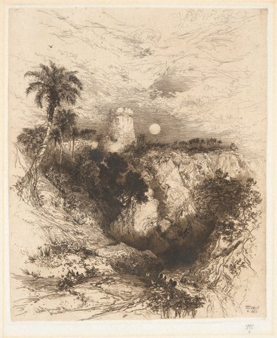 Cortezin torni, Meksiko tekijältä Thomas Moran