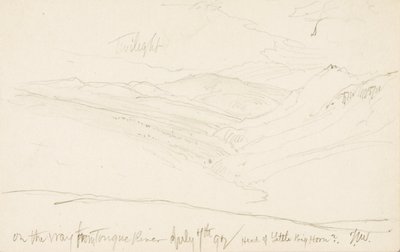 Hämärä matkalla Tongue Riveristä (Little Big Hornin pää) tekijältä Thomas Moran