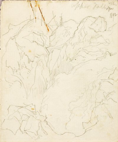 Upper Falls, Yellowstone tekijältä Thomas Moran