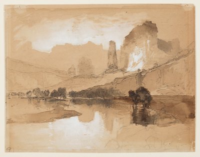 Yellowstone putousten alla tekijältä Thomas Moran