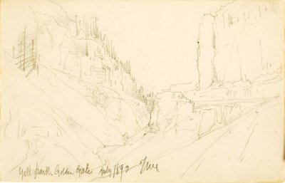 Yellowstone Park, Golden Gate tekijältä Thomas Moran
