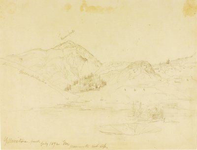 Yellowstone Park, Mammoth Hot Springs tekijältä Thomas Moran