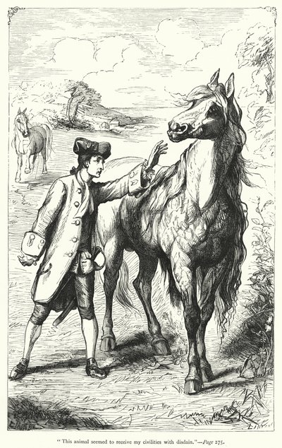 Kuvitus Jonathan Swiftin teokselle Gulliver