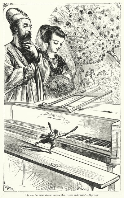 Kuvitus Jonathan Swiftin teokselle Gulliver