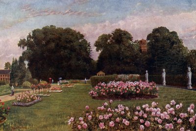 Kew Gardens: italialaisessa puutarhassa (väri litho) tekijältä Thomas Mower Martin