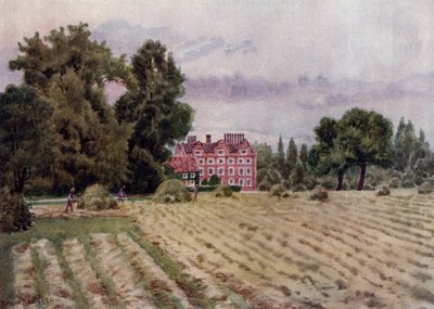 Kew Gardens: The Palace (väri litho) tekijältä Thomas Mower Martin