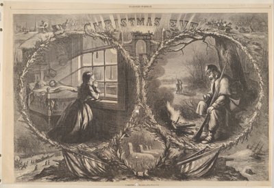Jouluaatto, 1862, Harpers Weekly, 3. tammikuuta 1863. tekijältä Thomas Nast