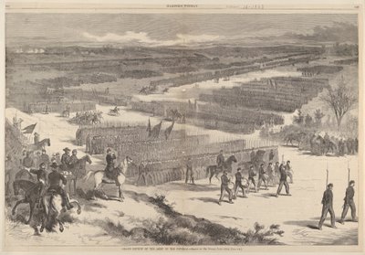 Grand Review of the Army of the Potomac - piirtänyt Thomas Nast Harpesta..., 10. lokakuuta 1863. tekijältä Thomas Nast