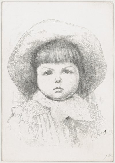 Lapsen muotokuva Cyril Nast, vuoden 1879 jälkeen, vuoden 1879 jälkeen. tekijältä Thomas Nast
