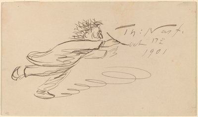 Allekirjoitus, "TH. Nast, 17. lokakuuta 1901" tekijältä Thomas Nast
