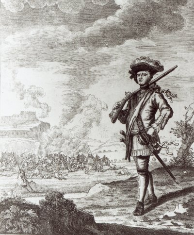 Kapteeni Henry Morgan Panaman potkussa vuonna 1671, noin 1734 tekijältä Thomas Nicholls