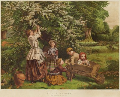 May Blossoms (chromolitho) tekijältä Thomas P. Hall