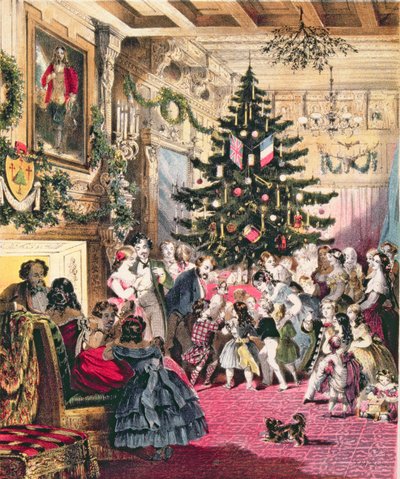 J.E. Carpenterin kirjoittaman "The Christmas Tree" -musiikkilevyn kansi Henry Farmerin musiikilla (värilitho) (ks. myös 349724) tekijältä Thomas Packer