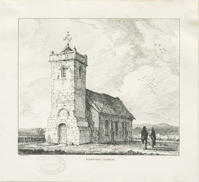 Dunston Church: kynäpiirros tekijältä Thomas Peploe Wood