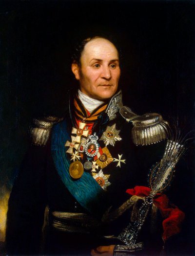 Muotokuva kreivi Matvey Ivanovich Platovista, 1757-1818, 1814. tekijältä Thomas Phillips