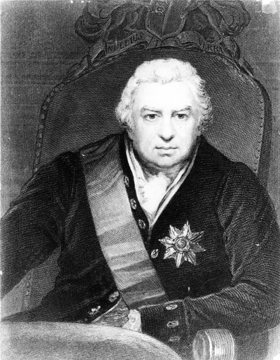 Sir Joseph Banks, noin 1830-luku (kaiverrus) tekijältä Thomas Phillips
