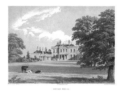 Upton House, 1800-luvun puoliväli. tekijältä Thomas Picken