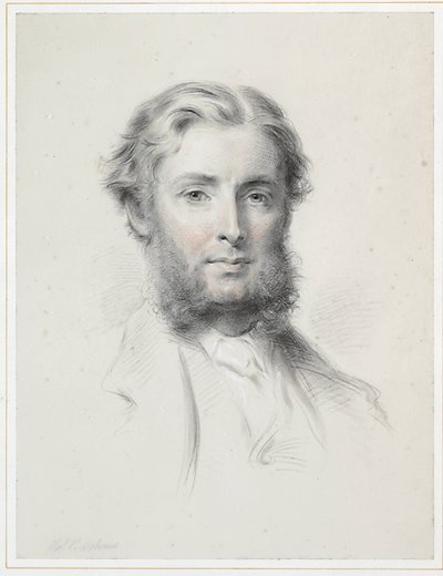 John Scottin, 3. Earl of Eldonin muotokuva (liitu ja w/c paperilla) (pari numeroon 445141) tekijältä Thomas Price Downes