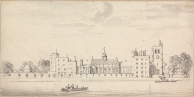 Lambeth Palace joen toiselta puolelta tekijältä Thomas Priest