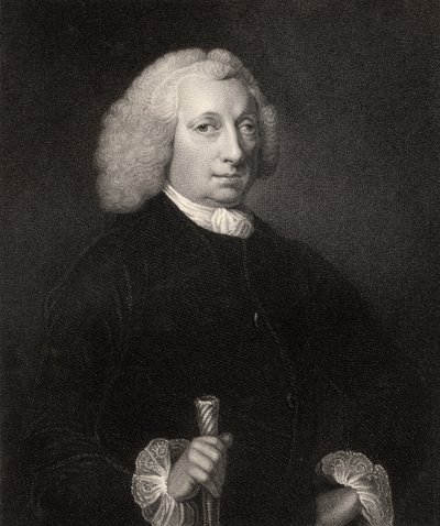 John Huxham, kaiverrettu J. Jenkins, "The National Portrait Gallery, Volume III", julkaistu noin 1820 tekijältä Thomas Rennell