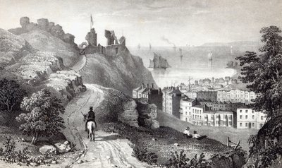 Hastingsin linna Revd W. Wallingerin istutuksesta, kaiverrus R. Martin tekijältä Thomas Ross