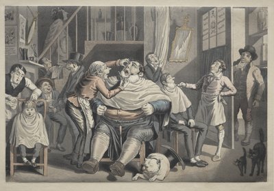 Parturi tekijältä Thomas Rowlandson