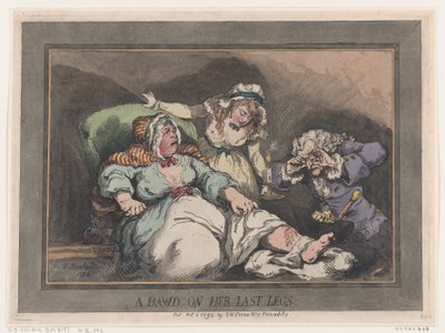 A Bowd on his Last Legs, 1. lokakuuta 1792., 1. lokakuuta 1792. tekijältä Thomas Rowlandson