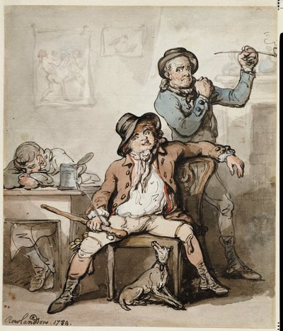 A Brace of Blackguards, 1789 tekijältä Thomas Rowlandson