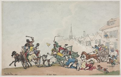 Kärrykilpailu tekijältä Thomas Rowlandson