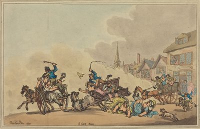Kärrykilpailu tekijältä Thomas Rowlandson