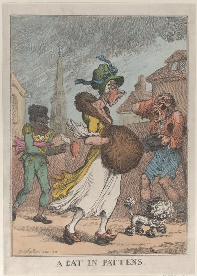 Kissa Pattensissa, 1812, 1812. tekijältä Thomas Rowlandson