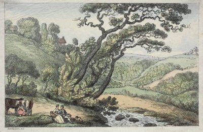Cornish-näkymä tekijältä Thomas Rowlandson