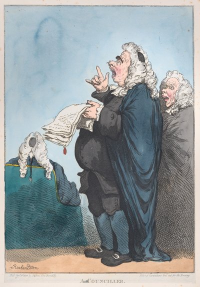 A Counciller [sic], 1. tammikuuta 1801, 1. tammikuuta 1801. tekijältä Thomas Rowlandson