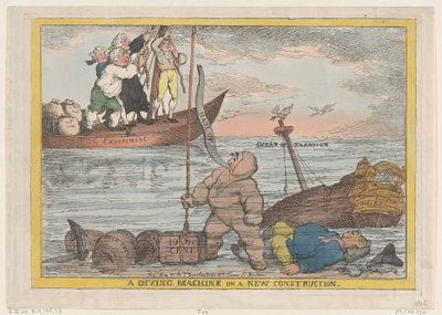 Sukelluskone uudessa rakennuksessa, 31. toukokuuta 1806, 31. toukokuuta 1806. tekijältä Thomas Rowlandson