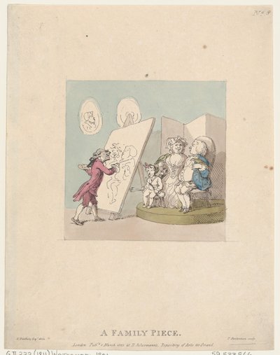 A Family Piece, 1 de març de 1803., 1 de març de 1803. finlandès tekijältä Thomas Rowlandson