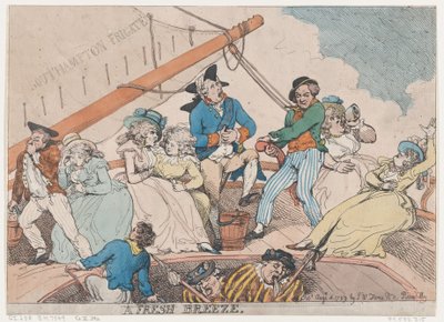 Tuore tuuli, 4. elokuuta 1789, 4. elokuuta 1789. tekijältä Thomas Rowlandson