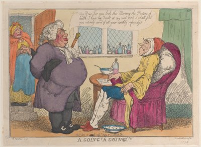 A Going! A Going!!!, [1809], uusintapainos 1813., [1809], uusintapainos 1813. tekijältä Thomas Rowlandson