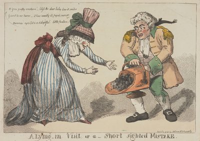 Synnytyksen jälkeinen vierailu vai lyhytnäköinen virhe tekijältä Thomas Rowlandson