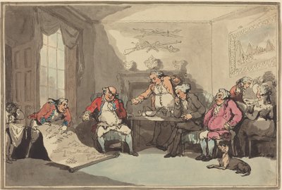 Miliisin kokous tekijältä Thomas Rowlandson