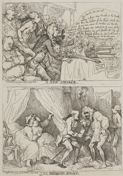 Uusi puhuja – Hääyö tekijältä Thomas Rowlandson