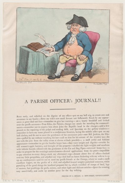 Seurakunnan virkailijan lehti!!, 15.6.1802., 15.6.1802. tekijältä Thomas Rowlandson