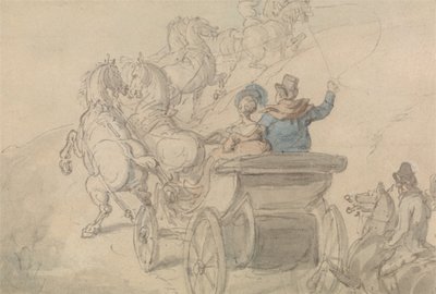 Phaeton ja kuusi tekijältä Thomas Rowlandson